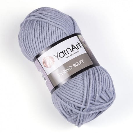 YarnArt Merino Bulky 3072 popielaty