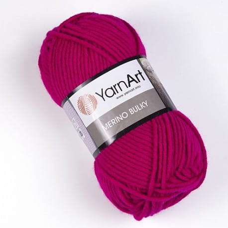 YarnArt Merino Bulky 8041 amarantowy
