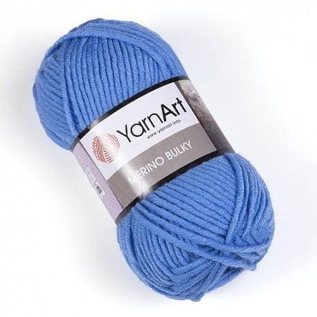 YarnArt Merino Bulky 600 niebieski