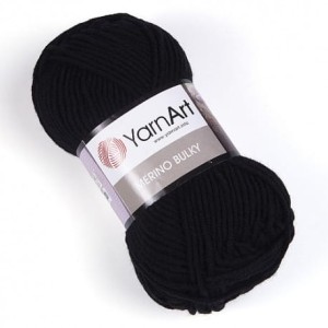 YarnArt Merino Bulky 585 czarny