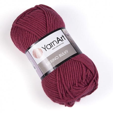 YarnArt Merino Bulky 570 malinowy