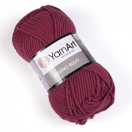 YarnArt Merino Bulky 570 malinowy
