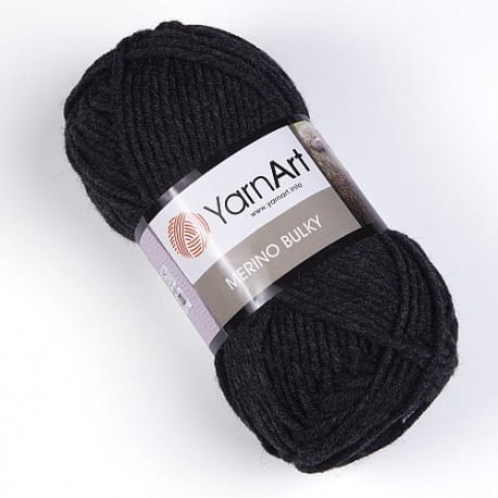 YarnArt Merino Bulky 359 grafitowy