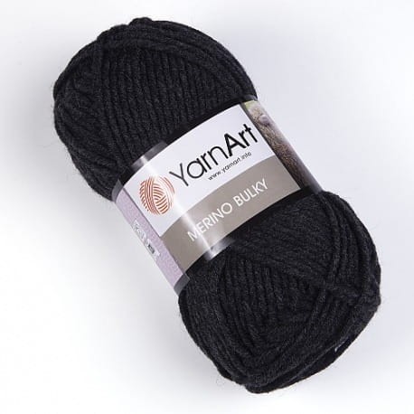 YarnArt Merino Bulky 359 grafitowy