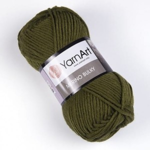 YarnArt Merino Bulky 530 zgniła zieleń