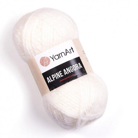 YarnArt Alpine Angora 332 ekri