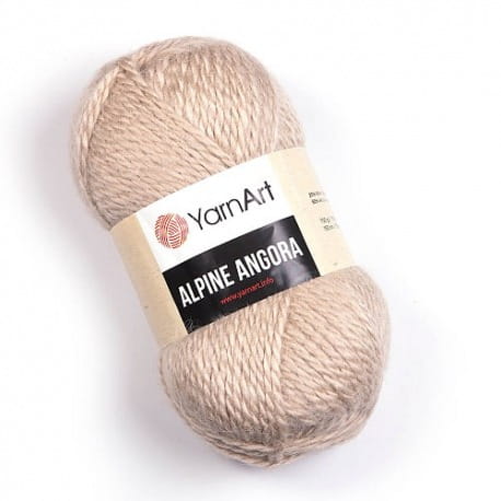 YarnArt Alpine Angora 333 chłodny beżowy