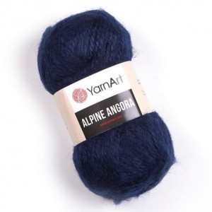YarnArt Alpine Angora 336 granatowy