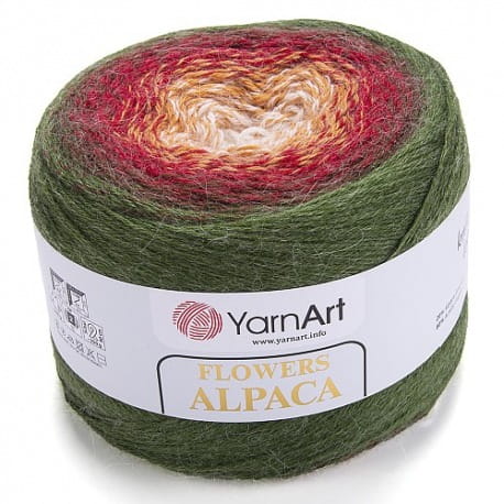 Flowers Alpaca YarnArt 420