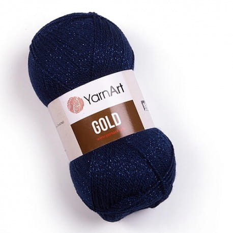 YarnArt Gold 9033 granatowy