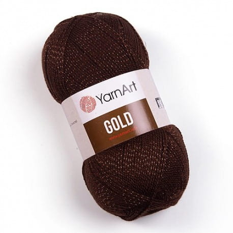YarnArt Gold 9032 brązowy