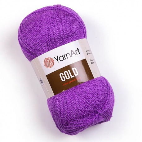 YarnArt Gold 9002 fioletowy
