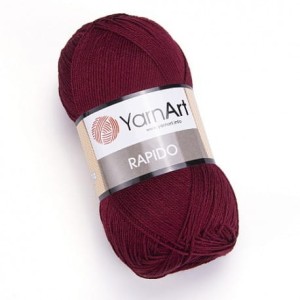 YarnArt Rapido 692 bordowy