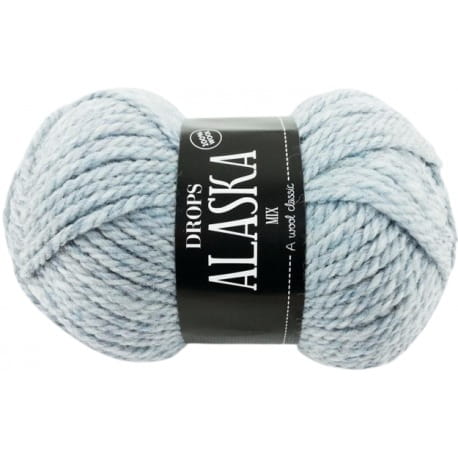 Drops Alaska Mix 62 szaro błękitny