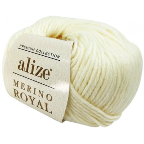 Alize Merino Royal 62 kremowy