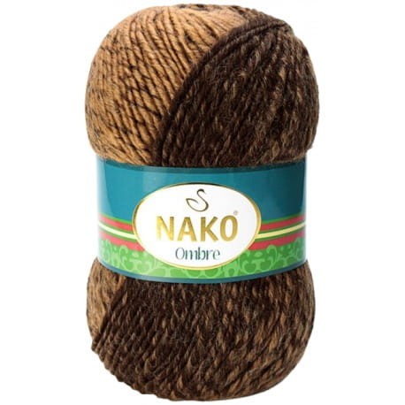 Nako Ombre 20311 kawa z mlekiem i brąz