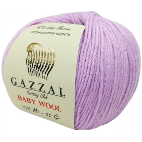 Gazzal Baby Wool 823 lila róż