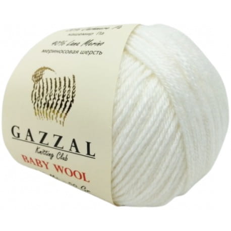 Gazzal Baby Wool 801 złamana biel