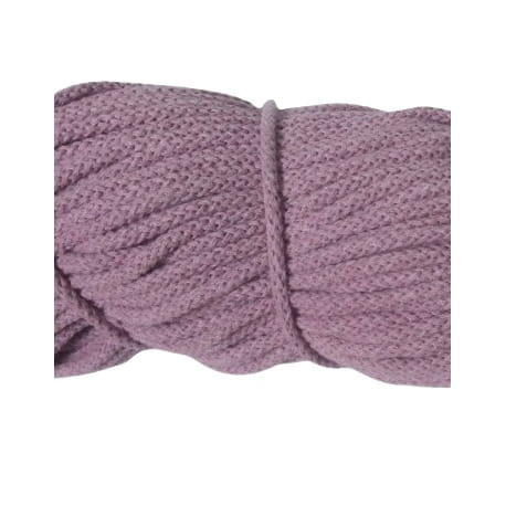 Sznurek bawełniany 5mm brudny róż