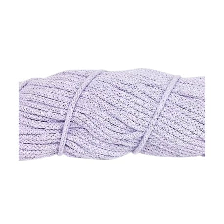 Sznurek bawełniany 5mm kolor jasny fioletowy RUF 500