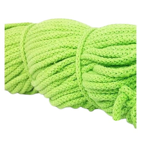 Sznurek bawełniany 5mm kolor soczysta zieleń JUR 1221