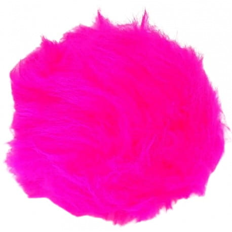 Pompon 9cm amarant