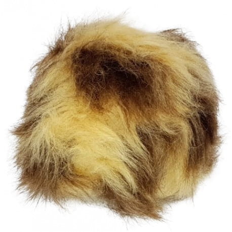 Pompon 9cm beżowy melanż