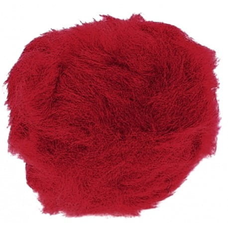 Pompon 9cm bordowy