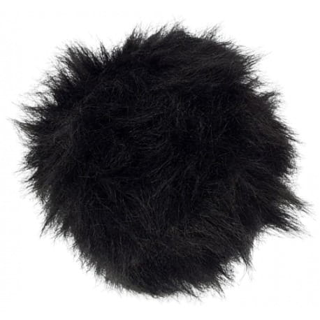 Pompon 9cm czarny