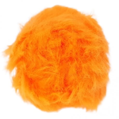 Pompon 9cm pomarańczowy