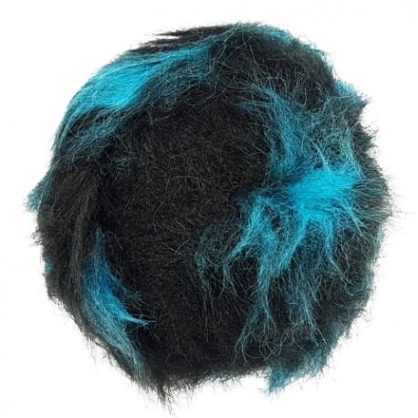 Pompon 9cm turkusowy melanż