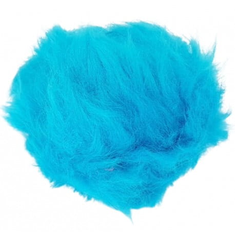 Pompon 9cm turkus