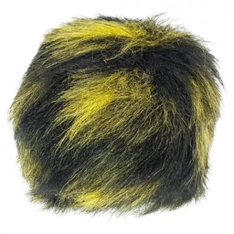 Pompon 9cm żółty melanż