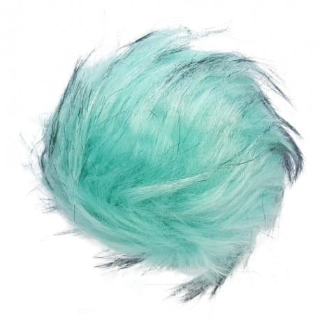 Pompon 15cm aqua melanż