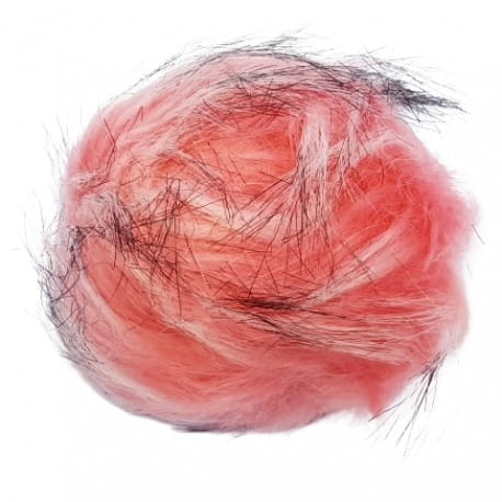 Pompon 15cm różany melanż