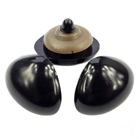 Nos do zabawek 9x12mm czarny