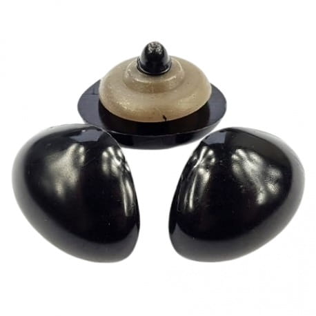 Nos do zabawek 17mm czarny