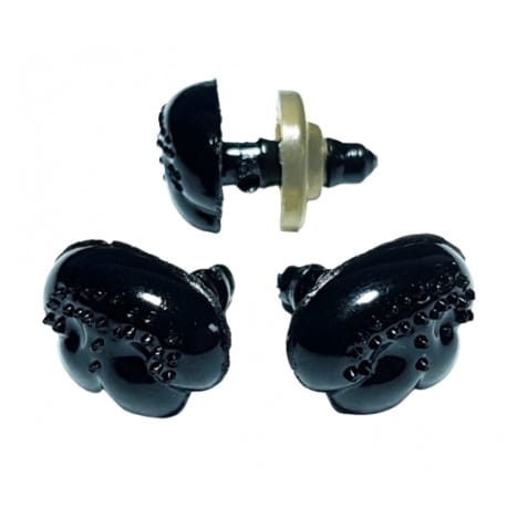Nos do zabawek 13x15mm czarny