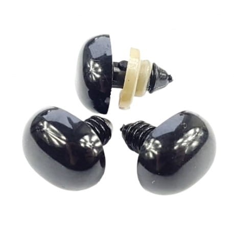 Nos do zabawek 11x15mm czarny