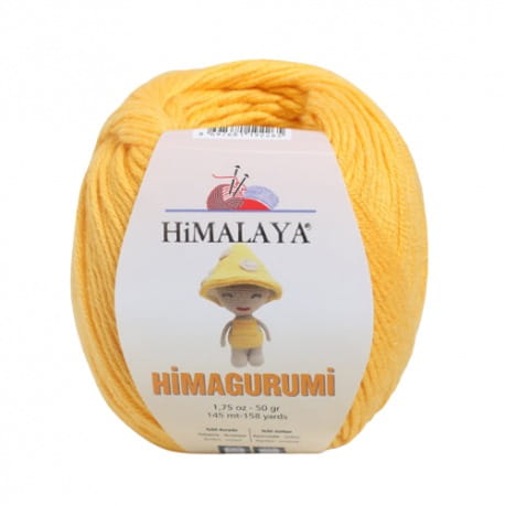 Himalaya Himagurumi 126 ciemny żółty