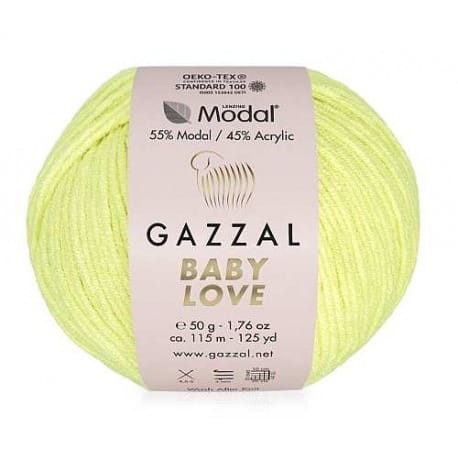 Gazzal Baby Love 1608 jasny żółty