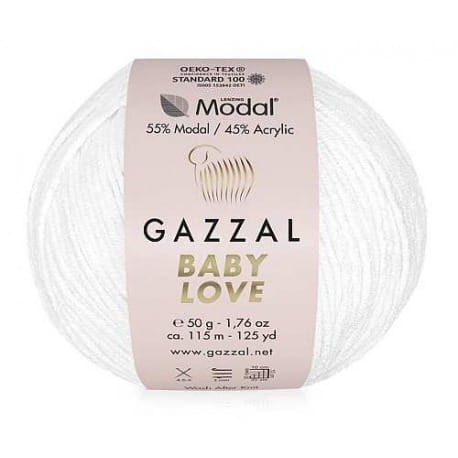 Gazzal Baby Love 1628 biały