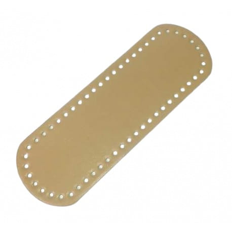 Dno do torebek z eko skóry 10x30cm beżowe