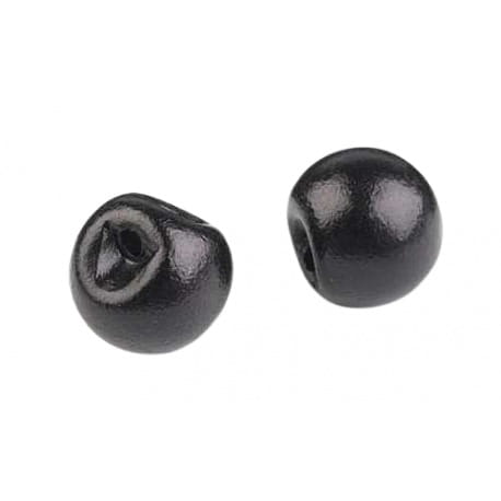 Guzik ozdobny perełka 8mm czarny