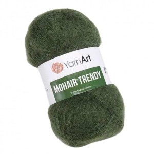 YarnArt Mohair Trendy 111 ciemno zielony