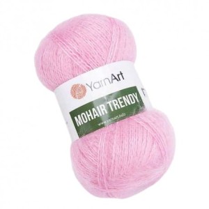 YarnArt Mohair Trendy 127 różowy