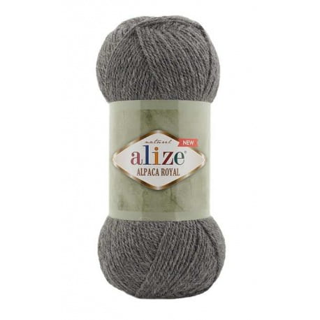 Alize Alpaca Royal New 196 ciemny popiel