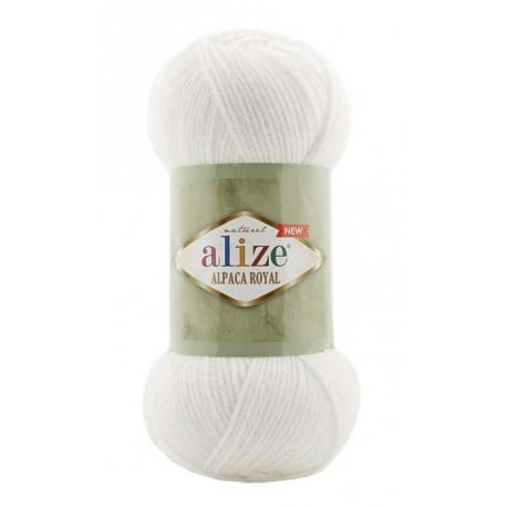 Alize Alpaca Royal New 055 biały