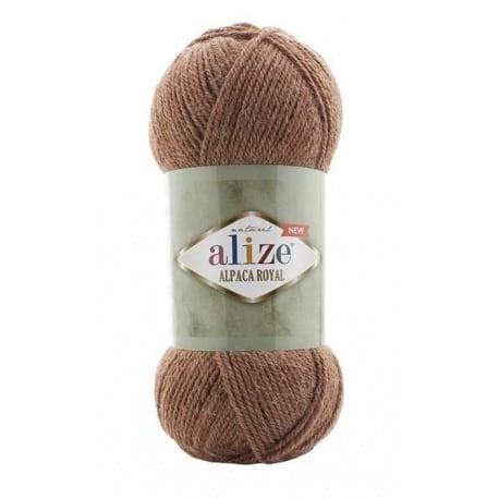 Alize Alpaca Royal New 558 brązowy