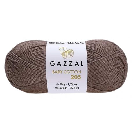 Gazzal Baby Cotton 205 kawa z mlekiem 501